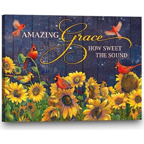 DIY 5D Diamond Painting Full Drill Embroidery Rhinestone Painting Cross Stitch Wall Arts Stunning Gift Sunflower Cardinal