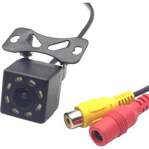 EEMRKE Universal 8 LED Car Camera HD CCD Night Vision Auto Rear View Camera 170 Wide Angle Backup Parking Vehicle Camera