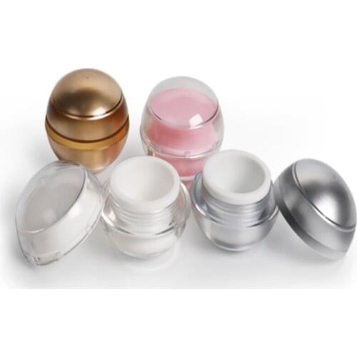 1600pcs/lot 5g Plastic Cosmetic Empty Jars Sample vial box Bottles Eyeshadow Makeup Cream Lip Balm Container Pots 4 colors