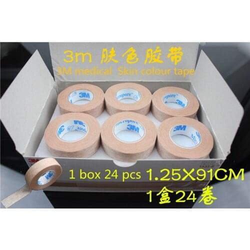 Korea 3M medical tape Skin colour breathable anti-allergic non-woven tape applique double eyelid tape Infusion adhesive tape
