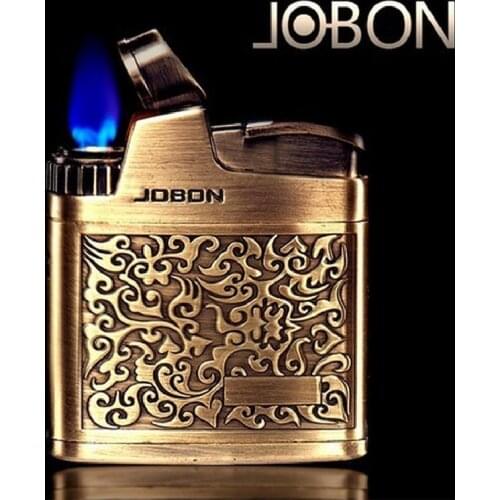 Metal Creative Windproof Vintage Personality Retro Butane Gas Lighter Cigar Cigarette Jet Lighter Gadgets For Men Gift