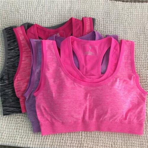 Pack of 20 Athletic Lady Fitness Bra Wholesale Shockproof Yoga Bra High Strength Running Bra Women Workout Stretch Tank Top Vest