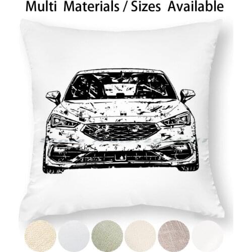 Leon 4 Iv Ols Pillow Case Throw Pillow Cover Cotton Linen Flax Leon Iv Enthusiast Leon Iv Lover Leon Iv Tuning Enthusiast Lover
