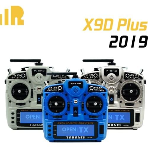 New FrSky Taranis X9D Plus 2019 2.4G ACCST Transmitter With X8R Receiver selection For RC Multicopter Part Racing drone