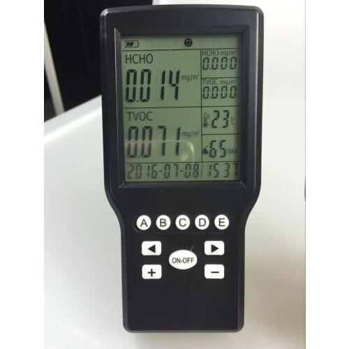 New Professional High Accuracy 4 in 1 Formaldehyde Detector Air Quality Monitoring Tester JSM131S Temperature Humidity Meter