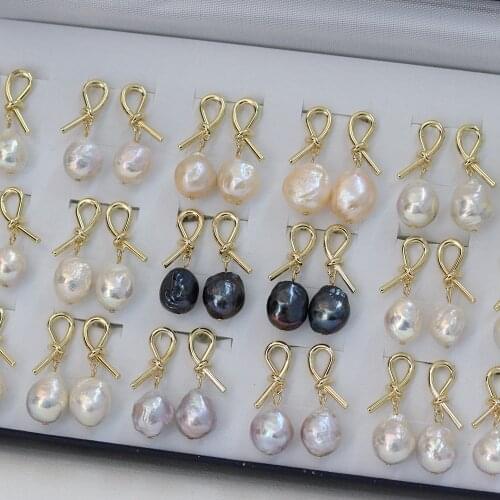 New Style Fashion Freshwater Pearl Earring Charms For Elegant Women Love Romantic Jewelry Gift
