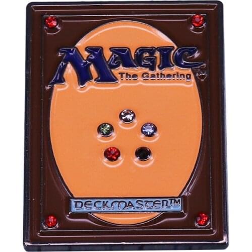 P5601 Dongmanli Game Deck Enamel Pins Brooches Women Men Backpack Bags Badge Fashion Lapel Jewelry Game Player Gifts