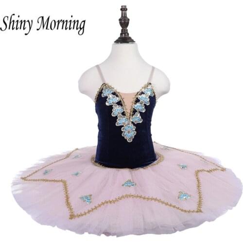 Professional Ballet Tutus Adult Swan lake Ballet Dance Clothes Pancake tutu Child Ballerina Figure Skating Dress pink black