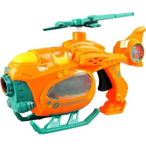 Bubble Machine for Kids Automatic Helicopter Bubble Blower Bubble Machine with Music and Light Children Toys