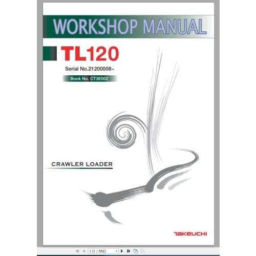 For Takeuchi Multilanguage Workshop Manual, Part Manual, Operator Manual2019
