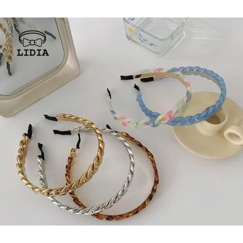 Korean New Chain Hairpin for Women To Go Out To Press Hair Anti Slip Headband Simple Headdress Fashion Girl Hair Accessories