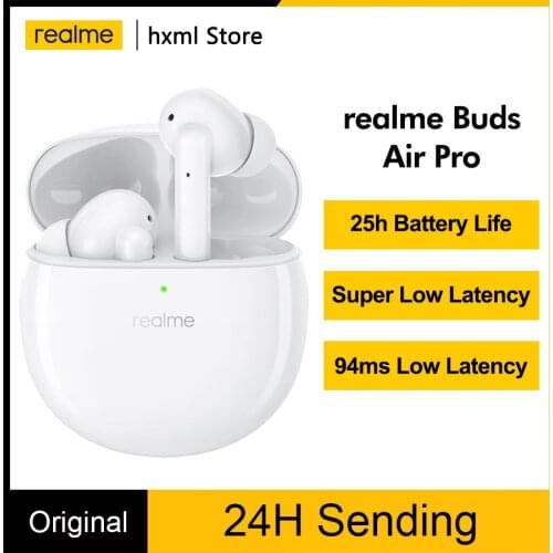 Original realme Buds Air Pro TWS Earphone Active Noise Cancellation Dual Mic realme S1 Chip Earbuds AAC Wireless headset