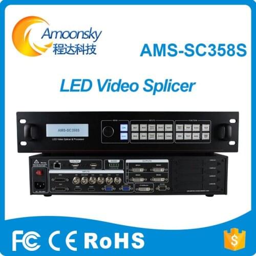 Video Processor High Resolution Support 4 sending cards like linsn ts802d nova msd300 for led display screen big led video wall