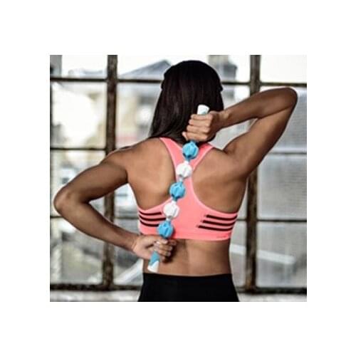 HANRIVER High quality Portable massager muscles relax massage stick fascia rod roller gear slow deep muscle massage shaft