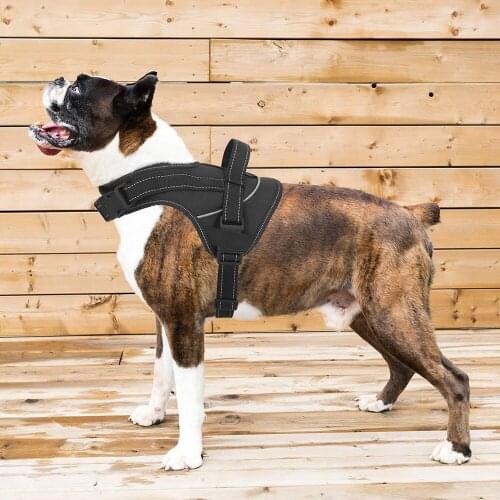XS-XXL Dog Harness Reflective Breathable Adjustable Pet Harness For Small large Dog Harness Vest All Seasons Dog Accessories