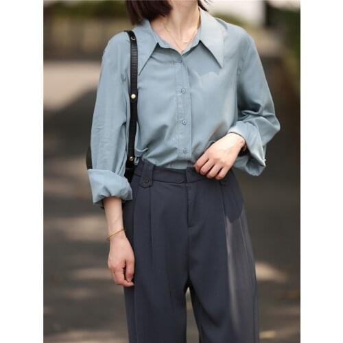 Yuxuanyouzhi Button Down Blouses