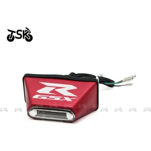 Suzuki GSXR Rear Fender license plate light license plate with Running Lights and Brake Lights Function Motorcycle Accessories