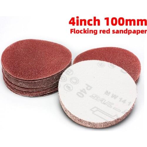 1Pcs 4Inch 100MM Round Sandpaper Disk Sand Sheets Grit 40-2000 For Choose Hook And Loop Sanding Disc Sander Grits Dry Grinding