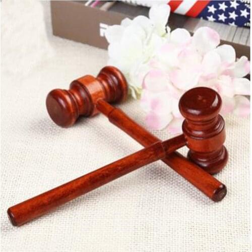 1PC Mini Hammer Lawyer Decoration Hammers Judge Hammer Wooden Hammer Wood Multi Tool Small Hammer Birthday Gift Christmas Toy