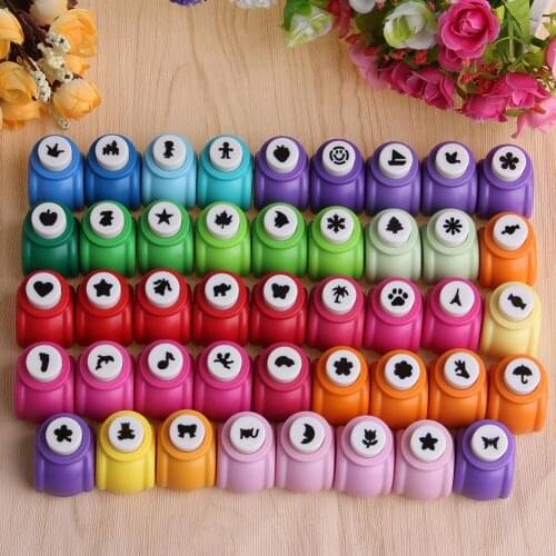 1PC Mini Cutter Hole Punch Craft DIY Scrapbooking Cards Printing Paper Shaper Random color