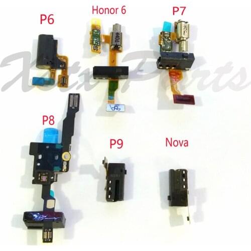 10x For Huawei Ascend P6 P7 P8 P9 Honor 6 Nova Audio Earphone Headphone Jack Vibrator Proximity Light Sensor Flex Cable