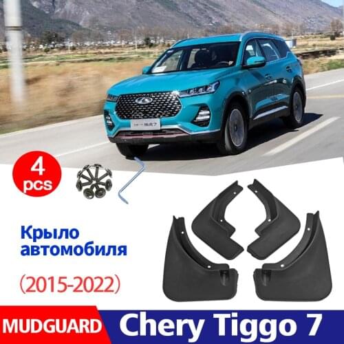 2015-2022 Mudflaps FOR Chery Tiggo 7 Mudguards Fender Mud Flap Guard Splash Mudguard Car Accessories Auto Styline Front Rear4pcs