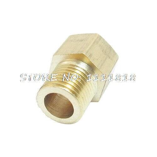 5 pcs 1/8" PT x 1/8" NPT Thread Male to Female Hex Bushing Fitting Straight Adapter