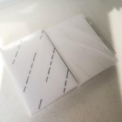 A5 Paper 50 Pieces of Dark Inkjet Heat Transfer Paper Thermal T Shirt Fabric or Cotton Cloth Material