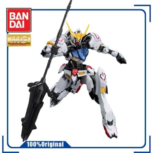 BANDAI MG 1/100 Limit Titanium Gold Gundam Barbatos ASW-G-08 IBO Gundam Barbatos Spirits MG 1/100 Action Figure Model Toys