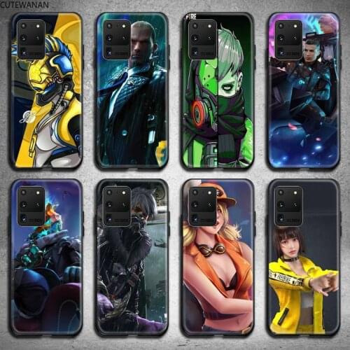 Free fire game art Phone Case For Samsung Galaxy S21 Plus Ultra S20 FE M11 S8 S9 plus S10 5G lite 2020