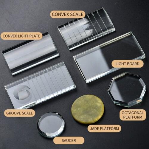 Lash extension tray eyelash remover hair parting/upright false eyelash holder eyelash glue tray beauty makeup tool