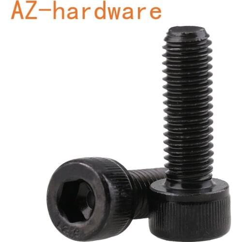 DIN912 12.9-grade alloy steel cup head hexagonal screw black round head hexagonal postbolt M10-M18 1PCS