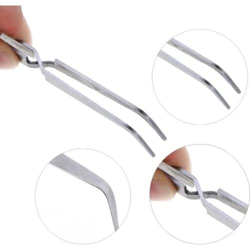 Nail Shaping Tweezers Stainless Steel Multi-Function Nail Clip Manicure Tool Tweezers for UV Gel Nail Art Accessories
