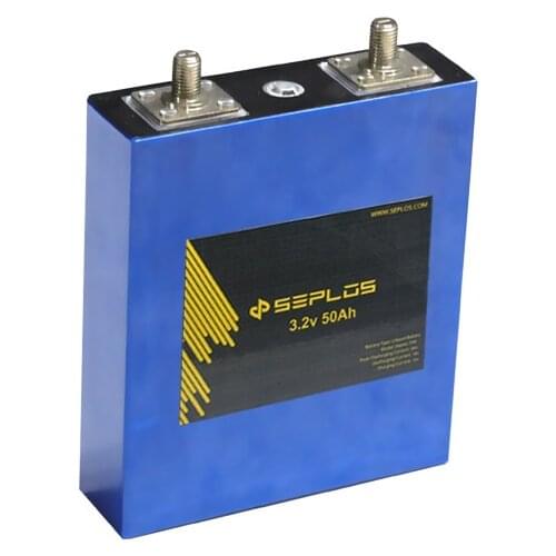 China supplier long cycle life Seplos P50 3.2V 50ah lithium ion Rechargeable LiFePO4 battery cell for solar storage
