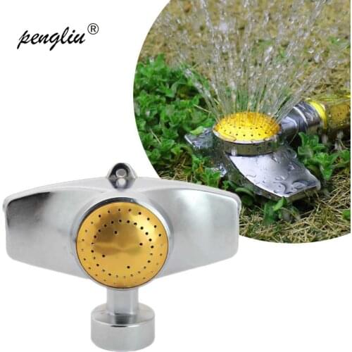 Zinc Alloy Metal Circular Spot Sprinkler Automatic 360° Garden Irrigation Lawn Sprinkler Watering Spray Gardening Sprinkle 2019