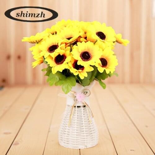 Искусственные подсолнухи Shimzh China At AliExpress