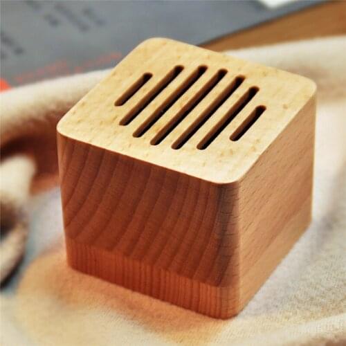 Maple or walnut vintage wood tube music box wind up musical boxes birthday gift for girls