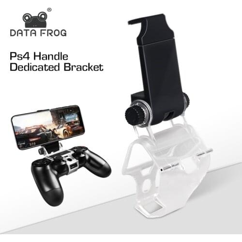 Data Frog Smart Mobile Phone Clip Clamp Mount Holder For PS4 Game Controller Retractable Stand Bracket For PS4/PS4 Slim Pro