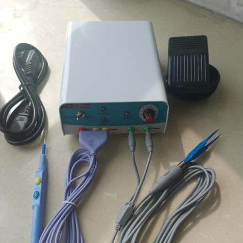 220V High Frequency Surgery Bipolar Electrocoagulator Electric Scalpel Cutter Electroexcision Electrocautery Instrument