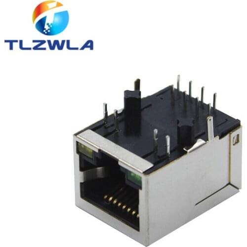 10Pcs Single Port RJ45 Connector HR911105 HR911105A