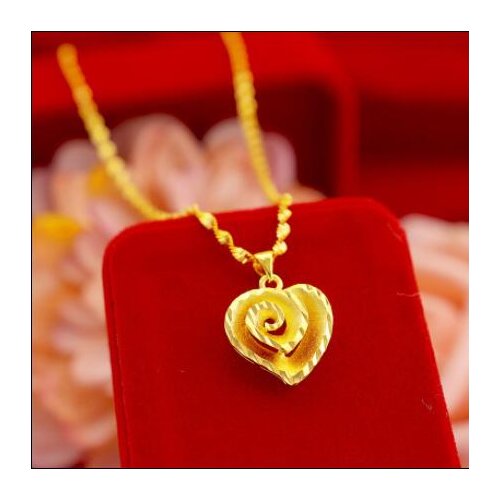 PURE 24K YELLOW GOLD PENDANT 3D 999 GOLD BABY LOCK NECKLACE PENDANT BRING LUCKY