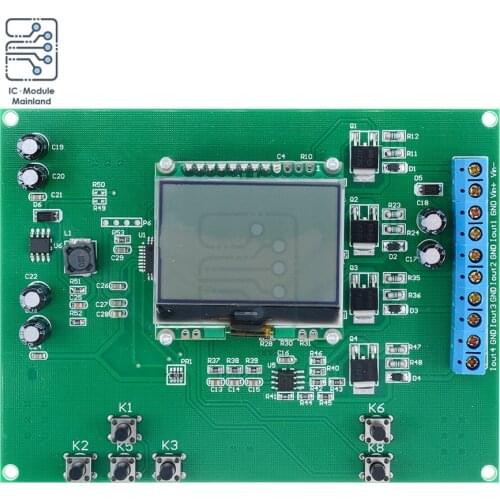 4 channels 4-20MA Signal Generator 128X64 LCD Digital Display Active Current Analog Transmitter Output Volt Protection