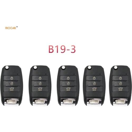 5pcs KEYDIY B series KD B19-3 3 button universal KD remote control for KD200 KD900 URG200 KD-X2 mini KD for KIA style ram 1500