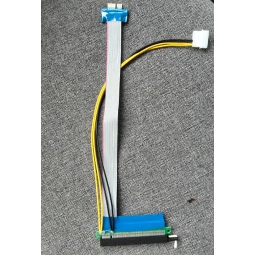 Freeshipping High Quality Pcie x1 to x16 Riser 19cm X1 to X16 PCIe Riser Card Extender