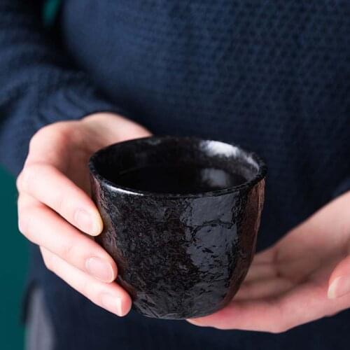 Teacup Ceramic Single Japanese Tea Set Master Cup Tea Drinking Cup Handmade Tea Bowl Kung Fu Tea Household Single Cup