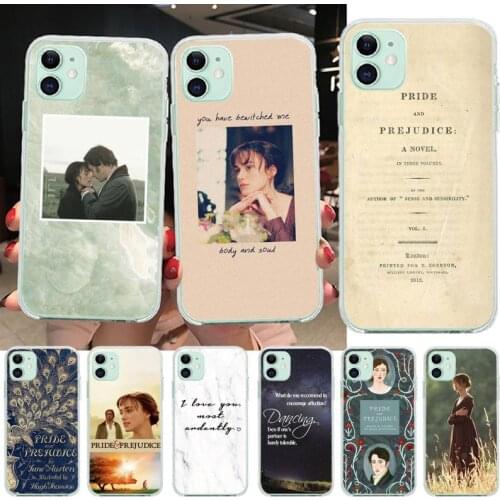 Pride And Prejudice Jane Austen Phone Case for iphone 12 pro max 11 pro XS MAX 8 7 6 6S Plus X 5S SE 2020 XR cover