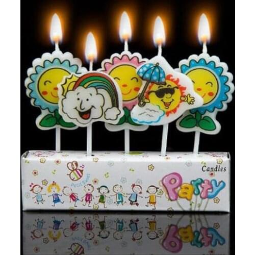 [RainLoong] Art Candle SunFlower For Birthday Party Candle Decoration