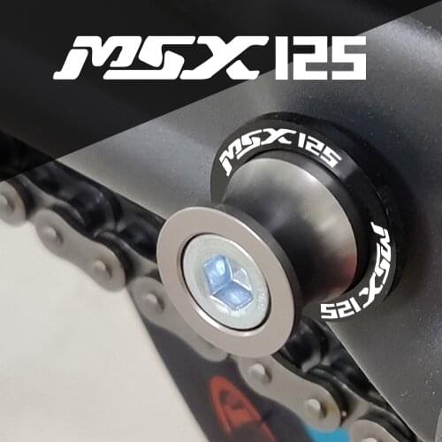 For HONDA MSX125 MSX 125 2013 2014 2015 2016 2017 2018 2019 2020 Motorcycle Accessories 8MM Swingarm Spools Slider Stand Screws