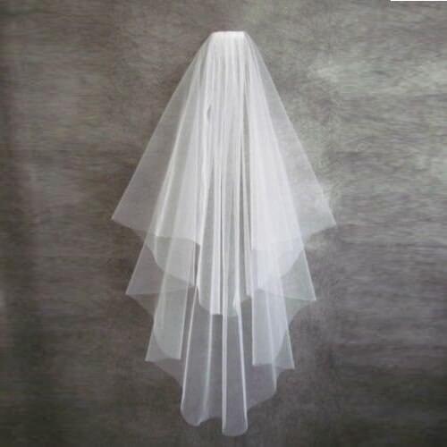 2T Ivory Wedding Veil for Bridal Tulle Bride Veils