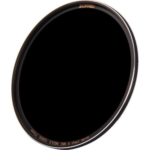 ZOMEI 82mm PRO II (PROII) slim MC Neutral Density ND 3.0 ND1000 1000X Lens Filter 10 Stop